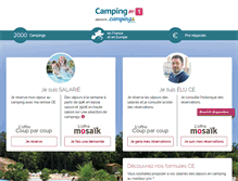 Tablet Screenshot of ce.campingnumero1.fr